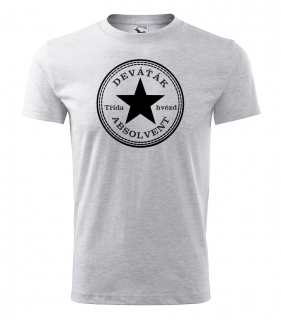 Třída hvězd - Absolventské tričko Barva: Černá, Velikost trička: XL