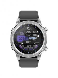 Chytré hodinky Carneo Adventure HR+ 2 generace - stříbrná