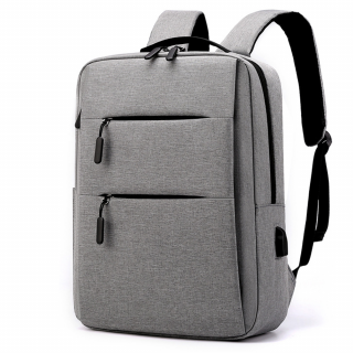 DeTech Batoh pro notebook Power Backpack BP-03, 15.6 , šedá