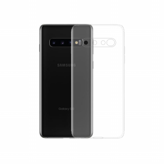 DeTech Silikonové pouzdro pro Samsung Galaxy S10 - průhledné