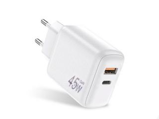 DeTech Uslion adaptér 45W USB-C - bez kabelu