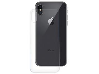 DeTech Zadní ochranné sklo pro Apple iPhone X - Průhledné