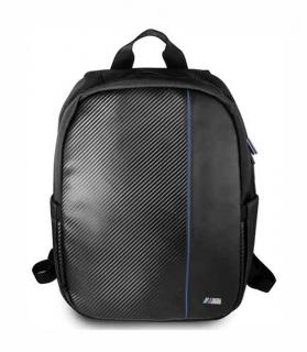 Guess Carbon Navy Stripe Backpack, černá