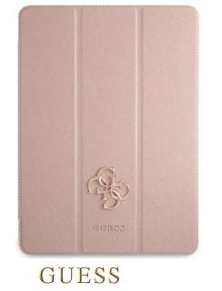 Guess Saffiano Folio Pouzdro pro iPad Pro 12.9 Pink