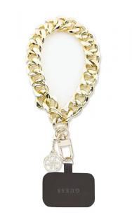 Guess Wrist Chain 4G Charm Strap Gold