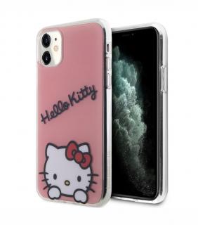 Hello Kitty IML Daydreaming Logo Zadní Kryt pro iPhone 11, růžová