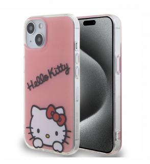 Hello Kitty IML Daydreaming Logo Zadní Kryt pro iPhone 13, růžová