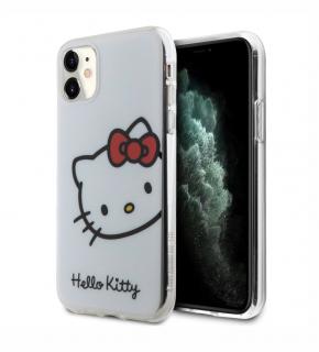 Hello Kitty IML Head Logo Zadní Kryt pro iPhone 11, bílá