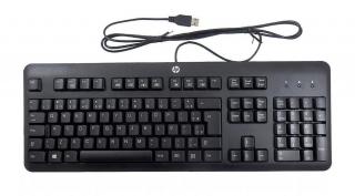 HP KU-1156 USB Drátová klávesnice, švýcarská lokalizace - černá