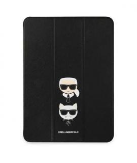 Karl Lagerfeld and Choupette Head Saffiano Pouzdro pro iPad Pro 12.9