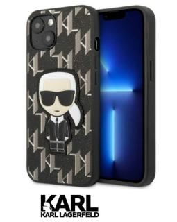 Karl Lagerfeld Monogram Ikonik Kryt pro iPhone 13 Black