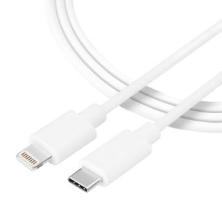 Tactical Smooth Thread Cable USB-C/Lightning 0.3m White