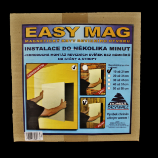 Magnetická plechová revizní dvířka EASY MAG Velikost: 200x200 SDK