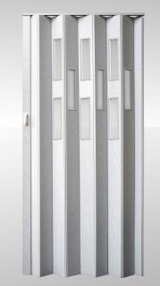 VIVALDI Shrnovací dveře prosklené Bříza 100cm (Harmonikové dvere)