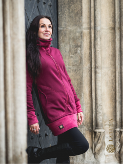 Dámská mikina Barva: fuchsiová, Velikost: XL-XXL
