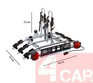 Nosič kol na tažné zařízení pro 3 kola/elektrokola ATOM T3