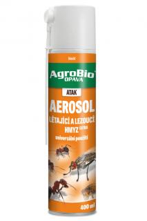 Atak- aerosol proti létajícímu a lezoucímu hmyzu Extra 400ml