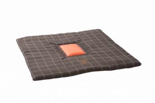 Kleinmetall Waffle bed designový polštář velikost L, 100 x 100 x 4 cm