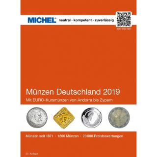 2019 - MICHEL: Katalog německých mincí od roku 1871 do 2019 (Münzen Katalog Deutschland 2019) - Leuchtturm 360843
