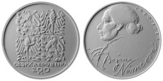 2020 - 200 Kč - Stříbrná pamětní mince ČNB - Božena Němcová - 13 g - 0.925 Ag - PROOF