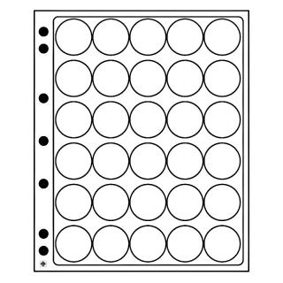 ENCAP 32/33 - albové listy systému GRANDE na uložení mincí v kruhových mincovních bublinkách do vnějšího Ø 39 mm - na 30 mincí o Ø 32-33 mm - orig.…