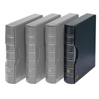 GRANDE CLASSIC - černé album s kazetou na bankovky, mince, pohledy a dokumenty A4 - kapacita alba až 60 listů GRANDE nebo 6 ENCAP - Leuchtturm 330249