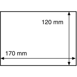 HP30 - ochranný obal na pohledy DIN C6 do rozměru 170x120 mm - orig. balení 50 ks - Leuchtturm 308669
