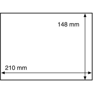 HP60 - ochranný obal na A5, nálepní listy, certifikáty do rozměru 210x148 mm - orig. balení 50 ks - Leuchtturm 329907