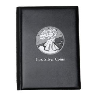 Kapesní album na 48 mincí do Ø 41 mm - ROUTE 1 oz stříbrné investiční mince - Leuchtturm 368352
