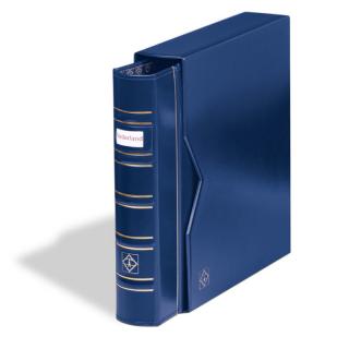 OPTIMA SIGNUM CLASSIC - tmavě modré album s okénkem na popisek a s kazetou - kapacita alba až 60 listů OPTIMA nebo 15 mincovních listů OPTIMA -…