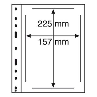 Průhledné albové listy OPTIMA ETB - 1 kapsa pro nálepní listy do max 157x225mm - orig. balení 10 ks - Leuchtturm 338227