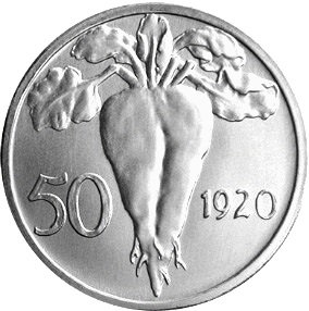 Stříbrná medaile novoražba 50 stotin r. 1920