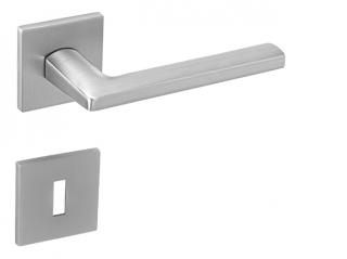 Klika na dveře PRIMA - HR SQ6 Provedeni: Klika + BB rozety (oválný otvor pro klíč)