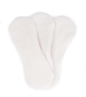 Látkové menstruační vložky Bamboolik biobavlna (s patentkem), sada 3 ks (Pratelné menstruační vložky z biobavlny)