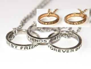 1ks Řetízek do páru pro X osob Fashion Jewerly - Prsteny pro nejlepší kamarády navždy, Přátelství, Best Friends Forever 2953