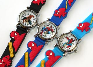 Dětské hodinky Fashion Jewerly - Pavoučí muž, Spider, Pavouk 2227 (Chlapecké, klučičí hodinky)