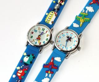 Dětské universální hodinky Fashion Jewerly - Letadlo, Stíhačka, Auta, Doprava, Love to Drive and Fly 3501