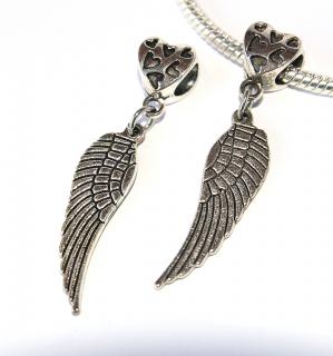 Korálek Fashion Jewerly - Přívěsek Andělské křídlo, Andělská láska, Angels love 2986