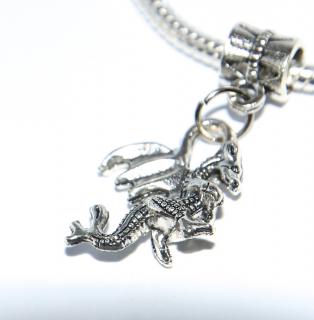 Korálek Fashion Jewerly - Přívěsek Magická saň, Okřídlený drak, Dragon  3257
