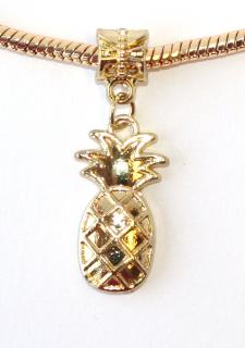 Korálek Fashion Jewerly - Přívěsek Zlatý Ananas 1352