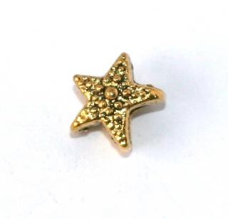 Korálek Fashion Jewerly - Zlatá mořská hvězda 897