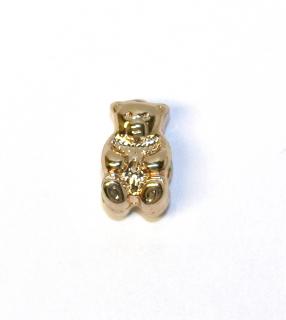 Korálek Fashion Jewerly - Zlatý medvěd 1089 (pozlacené 18k)
