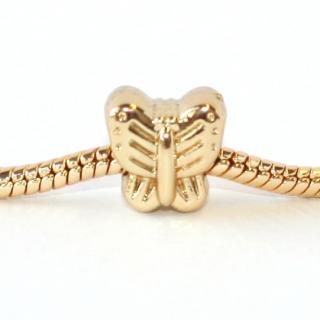 Korálek Fashion Jewerly - Zlatý motýl 1366 (pozlacené 18k)