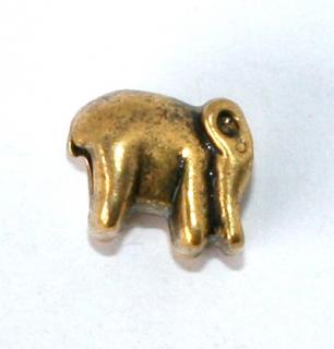 Korálek Fashion Jewerly - Zlatý slon pro štěstí 873
