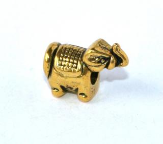 Korálek Fashion Jewerly - Zlatý slon pro štěstí 898