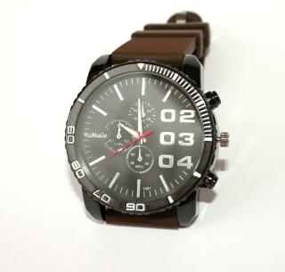 MR Pánské hodinky - Fashion man 600 (velký displej, silikonový pásek)