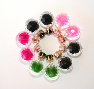 Náušnice Fashion Jewerly - Oboustranná perla s krystalem 614 (více barev)