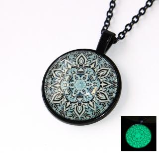 Řetízek Fashion Jewerly - Amulet Mandala, Svítí ve tmě, Jemnost a preciznost 3189