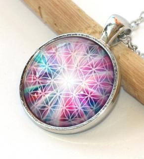 Řetízek Fashion Jewerly - Amulet Merkaba, Květ života, posvátná geometrie 2083