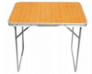 Ekspan Skládací kempingový stůl 60x80 Barva: Dřevěná